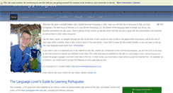Desktop Screenshot of learningportuguese.co.uk