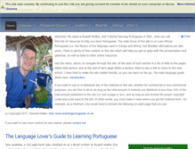 Tablet Screenshot of learningportuguese.co.uk